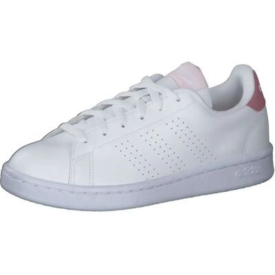 Baskets en cuir blanc Adidas HR0322 - Chaussures Baskets en cuir blanc Adidas HR0322 - Chaussures