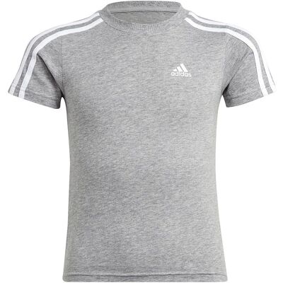 adidas Παιδιά - T-shirt Essentials 3-Stripes από βαμβάκι - Γκρι adidas Παιδιά - T-shirt Essentials 3-Stripes από βαμβάκι - Γκρι