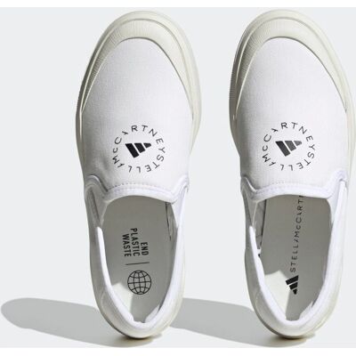 Chaussures Slip-On Blanches adidas by Stella McCartney - Chaussures - Publicité Chaussures Slip-On Blanches adidas by Stella McCartney - Chaussures - Publicité