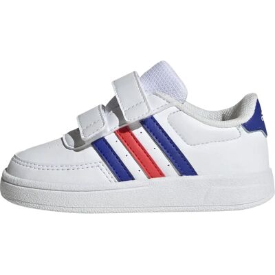 Adidas Breaknet 2.0 CF Lifestyle Court Chaussures à Velcro à Deux Sangles pour Enfants - cloud white/lucid blue/bright red (HP8971) Adidas Breaknet 2.0 CF Lifestyle Court Chaussures à Velcro à Deux Sangles pour Enfants - cloud white/lucid blue/bright red (HP8971)