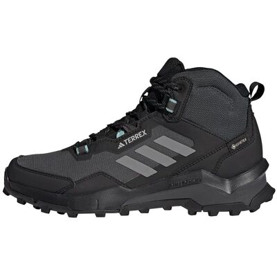 adidas Terrex AX4 Mid GORE-TEX Hiking Shoes - Womens - Black adidas Terrex AX4 Mid GORE-TEX Hiking Shoes - Womens - Black