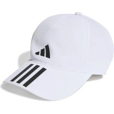 Casquette de baseball de course et entraînement adidas 3-Rayures AEROREADY - Blanc Casquette de baseball de course et entraînement adidas 3-Rayures AEROREADY - Blanc