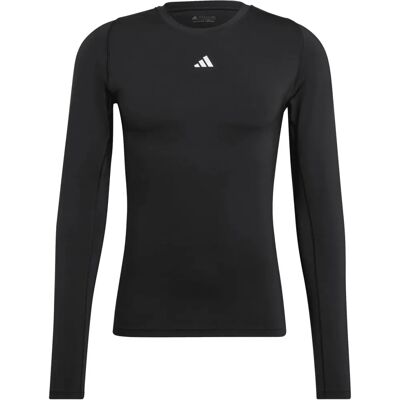 Adidas Techfit Aeroready Langarm-T-Shirt - Schwarz - Ganzjähriges Training Adidas Techfit Aeroready Langarm-T-Shirt - Schwarz - Ganzjähriges Training