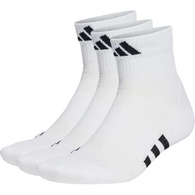 adidas Performance Cushioned Mid-Cut Socks - 3 Paar - Weiß adidas Performance Cushioned Mid-Cut Socks - 3 Paar - Weiß