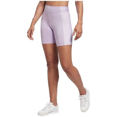 Reebok Purple High-Rise Rib Shorts - Yoga Performance Reebok Purple High-Rise Rib Shorts - Yoga Performance