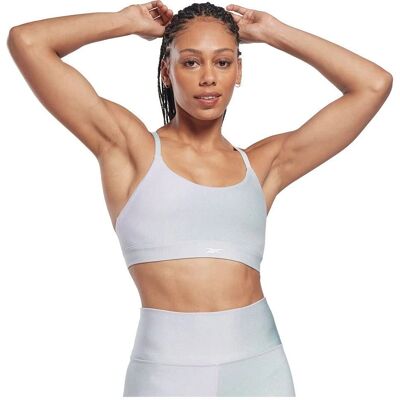Reebok Paars Strappy Sport-BH - Dames Reebok Paars Strappy Sport-BH - Dames