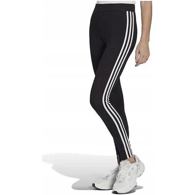 Svarta High Waist 3-Stripes Leggings Adidas Svarta High Waist 3-Stripes Leggings Adidas