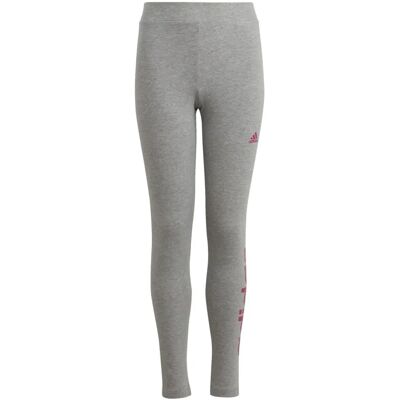 Legginsy dla dziewczynki w szarym kolorze Adidas IC3580 - Cały rok Legginsy dla dziewczynki w szarym kolorze Adidas IC3580 - Cały rok