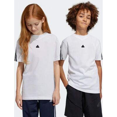 adidas Barn Future Icons 3-Stripes T-Shirt - Vit adidas Barn Future Icons 3-Stripes T-Shirt - Vit