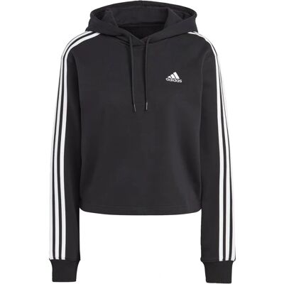 adidas IC8767 Zwart Korte Mouw Hoodie - Met Capuchon adidas IC8767 Zwart Korte Mouw Hoodie - Met Capuchon