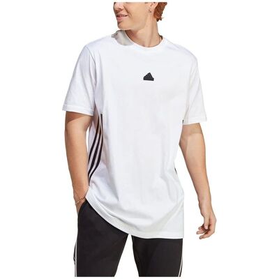 Adidas M Λευκό Μπλουζάκι Μανική - Προπόνηση Adidas M Λευκό Μπλουζάκι Μανική - Προπόνηση