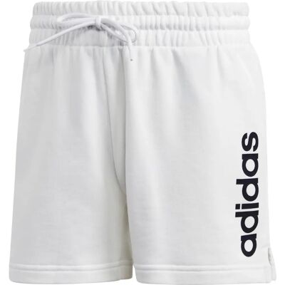 adidas Essentials Linear French Terry Blanc/Negro Pantalones cortos - Pantalones cortos adidas Essentials Linear French Terry Blanc/Negro Pantalones cortos - Pantalones cortos