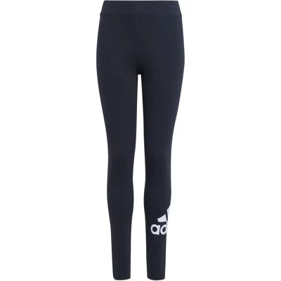 Leggings in cotone con grande logo adidas - Nero/Bianco - Bambini - Unisex Leggings in cotone con grande logo adidas - Nero/Bianco - Bambini - Unisex