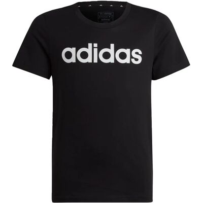 T-shirt slim fit en coton avec logo linéaire Essentials adidas - Noir - Publicité T-shirt slim fit en coton avec logo linéaire Essentials adidas - Noir - Publicité