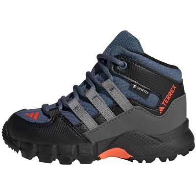 adidas Kids Terrex Mid GORE-TEX Wandelschoenen - Blauw adidas Kids Terrex Mid GORE-TEX Wandelschoenen - Blauw