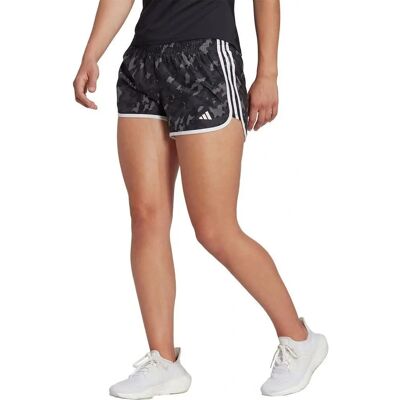 adidas Marathon 20 Camo Hardloopshorts - Zwart - Running adidas Marathon 20 Camo Hardloopshorts - Zwart - Running