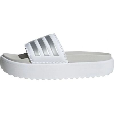 Adidas Adilette Platform Femmes - cloud white/zero metalic/grey one (IE9703) - Publicité Adidas Adilette Platform Femmes - cloud white/zero metalic/grey one (IE9703) - Publicité