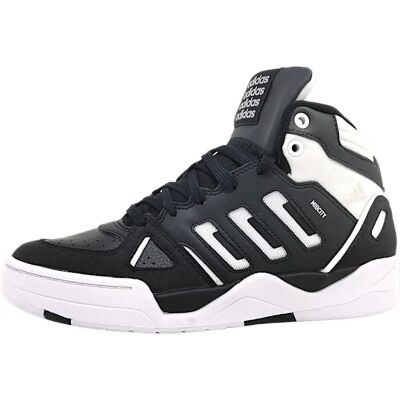 Adidas Midcity Mid - (IE4465) noir de base/blanc nuage/blanc cristal - Publicité Adidas Midcity Mid - (IE4465) noir de base/blanc nuage/blanc cristal - Publicité