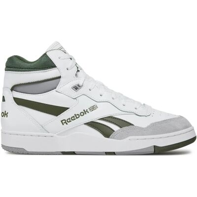 Reebok BB 4000 II MID Szary Biały - Buty Reebok BB 4000 II MID Szary Biały - Buty