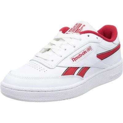 Reebok Reebok Club C Revenge Sneakers - Leer, Wit/Rood - Sneakers Reebok Reebok Club C Revenge Sneakers - Leer, Wit/Rood - Sneakers