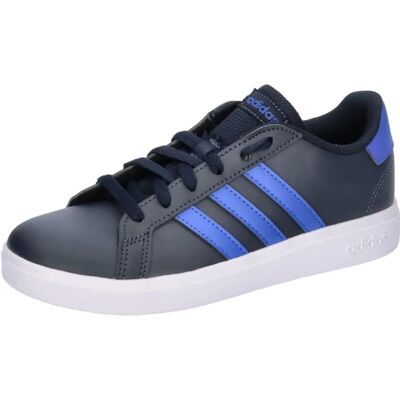 Adidas Kinder Navy Blau Grand Court Schuhe - Tennisstil Adidas Kinder Navy Blau Grand Court Schuhe - Tennisstil