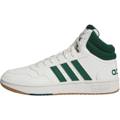 Adidas Hoops 3.0 Mid Biały - Buty do koszykówki Adidas Hoops 3.0 Mid Biały - Buty do koszykówki