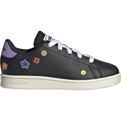 Αθλητικά adidas Performance Advantage K Μαύρα με Λουλούδια - Παπούτσια Αθλητικά adidas Performance Advantage K Μαύρα με Λουλούδια - Παπούτσια