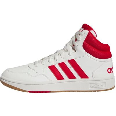Adidas Hoops 3.0 Mid Vita Skor - Vintage Basket Adidas Hoops 3.0 Mid Vita Skor - Vintage Basket