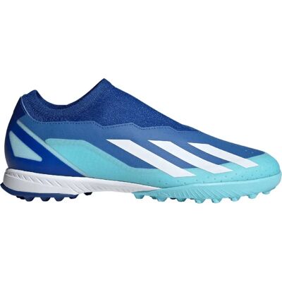 Buty do piłki nożnej Adidas X Crazyfast.3 bez sznurówek - Niebieskie Buty do piłki nożnej Adidas X Crazyfast.3 bez sznurówek - Niebieskie