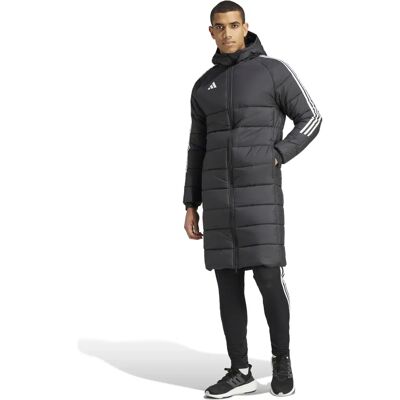 adidas Tiro 24 Long Mantel - Schwarz - Fußballmantel adidas Tiro 24 Long Mantel - Schwarz - Fußballmantel