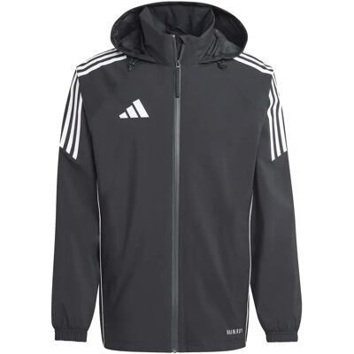 adidas Tiro 24 Black Rain Jacket - Rainproof Football Coat adidas Tiro 24 Black Rain Jacket - Rainproof Football Coat