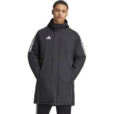 adidas Tiro 24 Stadium Parka - Czarny - Kurtka piłkarska adidas Tiro 24 Stadium Parka - Czarny - Kurtka piłkarska