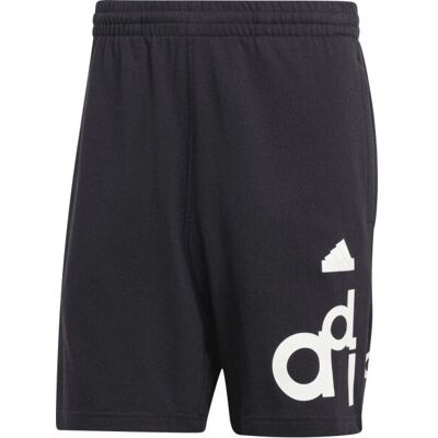 Bermude negre Adidas cu imprimeu grafic - Îmbrăcăminte sportivă Bermude negre Adidas cu imprimeu grafic - Îmbrăcăminte sportivă
