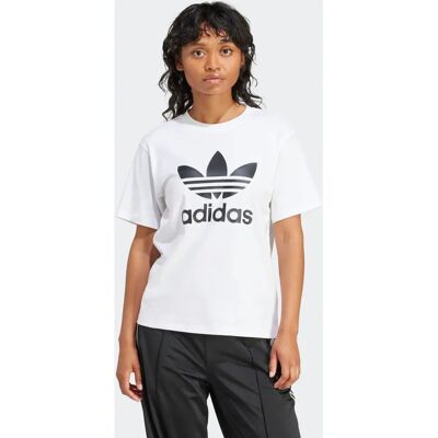 adidas Trefoil Weiß T-Shirt - Lässig Sport adidas Trefoil Weiß T-Shirt - Lässig Sport