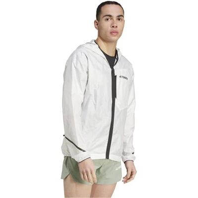 Chaqueta adidas Xperior Light Windweave - Blanco - Resistente al viento, Transpirable, Impermeable Chaqueta adidas Xperior Light Windweave - Blanco - Resistente al viento, Transpirable, Impermeable