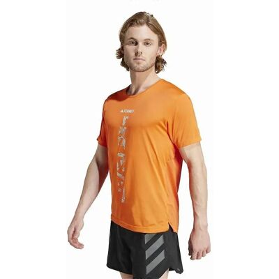 adidas Terrex Agravic Trail Running T-Shirt - Orange - Leicht, Atmungsaktiv, Recycelt adidas Terrex Agravic Trail Running T-Shirt - Orange - Leicht, Atmungsaktiv, Recycelt