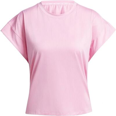 adidas Studio Rosa Yoga T-shirt - Performance för Kvinnor adidas Studio Rosa Yoga T-shirt - Performance för Kvinnor
