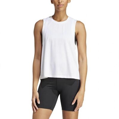 adidas Studio Tanktop - Wit - Vochtregulerende AEROREADY - Tanktop adidas Studio Tanktop - Wit - Vochtregulerende AEROREADY - Tanktop