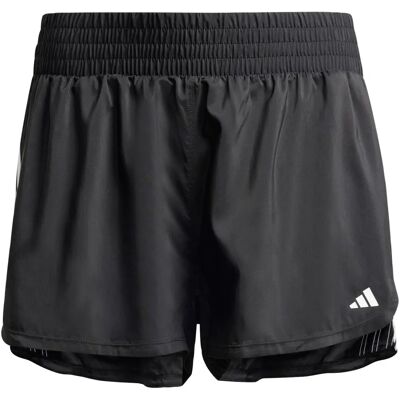 adidas Pacer Training 3-Stripes Woven High-Rise Shorts - Damen - Schwarz adidas Pacer Training 3-Stripes Woven High-Rise Shorts - Damen - Schwarz
