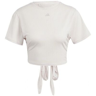 adidas Yoga Studio Wrapped T-Shirt - Violet - T-Shirt - Publicité adidas Yoga Studio Wrapped T-Shirt - Violet - T-Shirt - Publicité