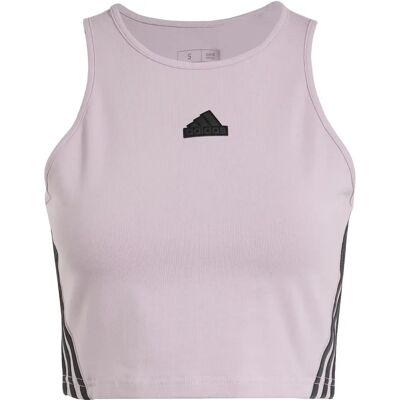 adidas Future Icons 3-Stripes Tanktop - Paars - Tanktop adidas Future Icons 3-Stripes Tanktop - Paars - Tanktop