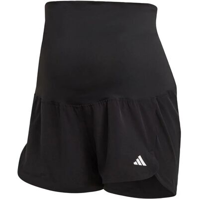 adidas Pacer Woven Stretch Umstandshosen - Schwarz - Shorts adidas Pacer Woven Stretch Umstandshosen - Schwarz - Shorts