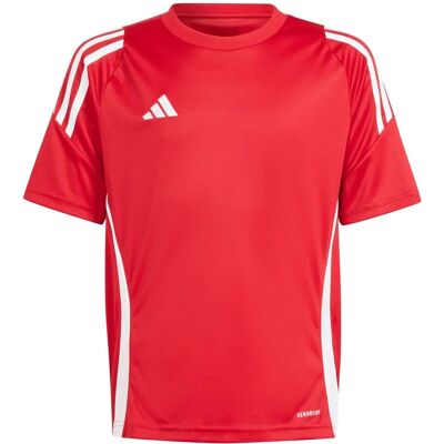 Adidas Tiro 24 Maillot Enfant - Rouge Blanc - Publicité Adidas Tiro 24 Maillot Enfant - Rouge Blanc - Publicité