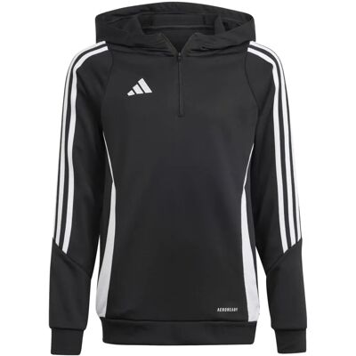 Adidas Kids Tiro 24 Hoody - Unisex, Zwart Adidas Kids Tiro 24 Hoody - Unisex, Zwart