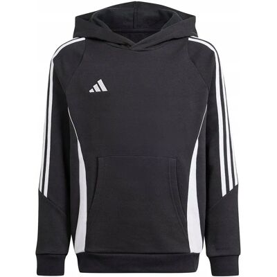 Bluza z Kapturem Tiro 24 od Adidas dla Dzieci - Czarna Bluza z Kapturem Tiro 24 od Adidas dla Dzieci - Czarna