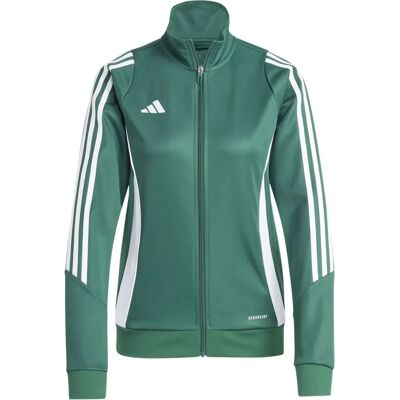Adidas Tiro24 IR9499 Groene Slank Fit Trainingsjas Adidas Tiro24 IR9499 Groene Slank Fit Trainingsjas