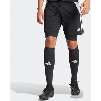 adidas Tiro 24 Träning 2-i-1 Shorts - Svart adidas Tiro 24 Träning 2-i-1 Shorts - Svart