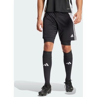 adidas Tiro 24 Training 2-in-1 Shorts - Negru - Shorts adidas Tiro 24 Training 2-in-1 Shorts - Negru - Shorts