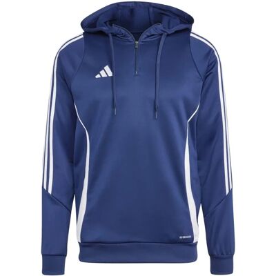 adidas Tiro 24 Trainings-Hoodie - Blau - Leicht, Verstellbar, Herren adidas Tiro 24 Trainings-Hoodie - Blau - Leicht, Verstellbar, Herren