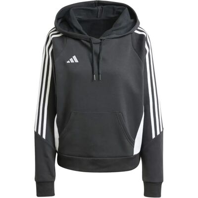 Adidas Tiro 24 Kapuzen-Sweatshirt Damen - Schwarz Adidas Tiro 24 Kapuzen-Sweatshirt Damen - Schwarz